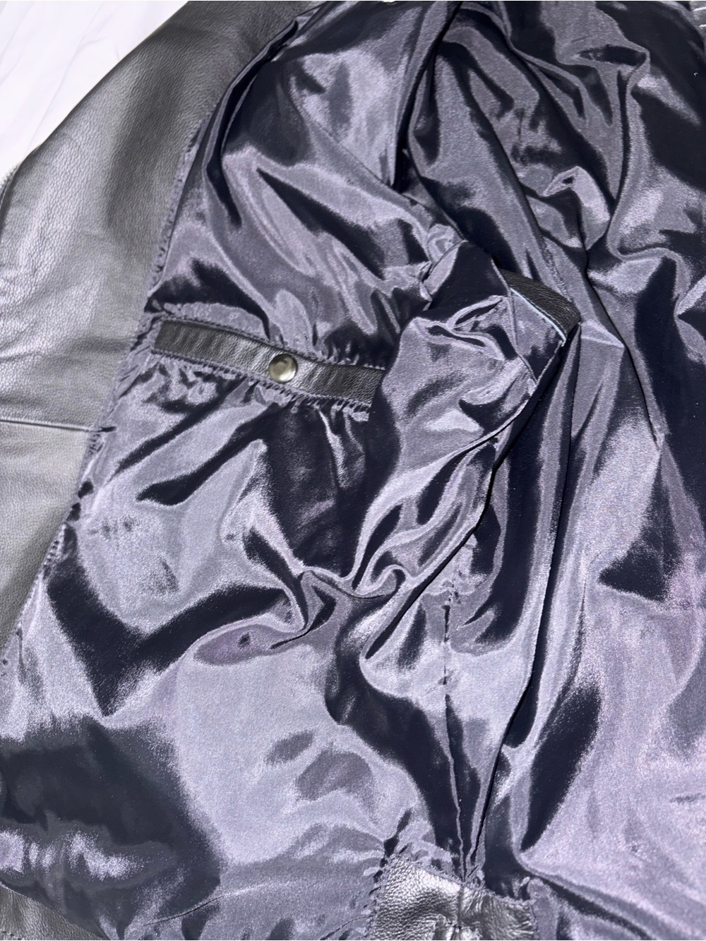 Authentic Harley Davidson Women’s XL Leather Fringe Motorcycle Riding Jacket Y2k - Picture 8 of 10